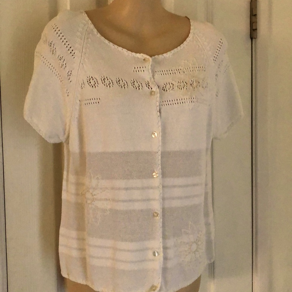 J.Jill knit top NWOT Cream color